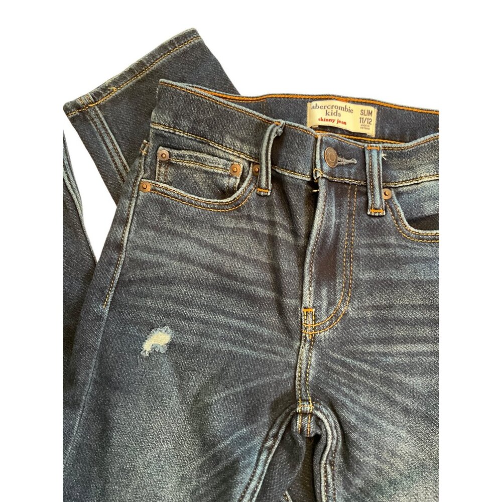 Abercrombie Kids Skinny Jeans Size‎ 11/12 Slim Distressed